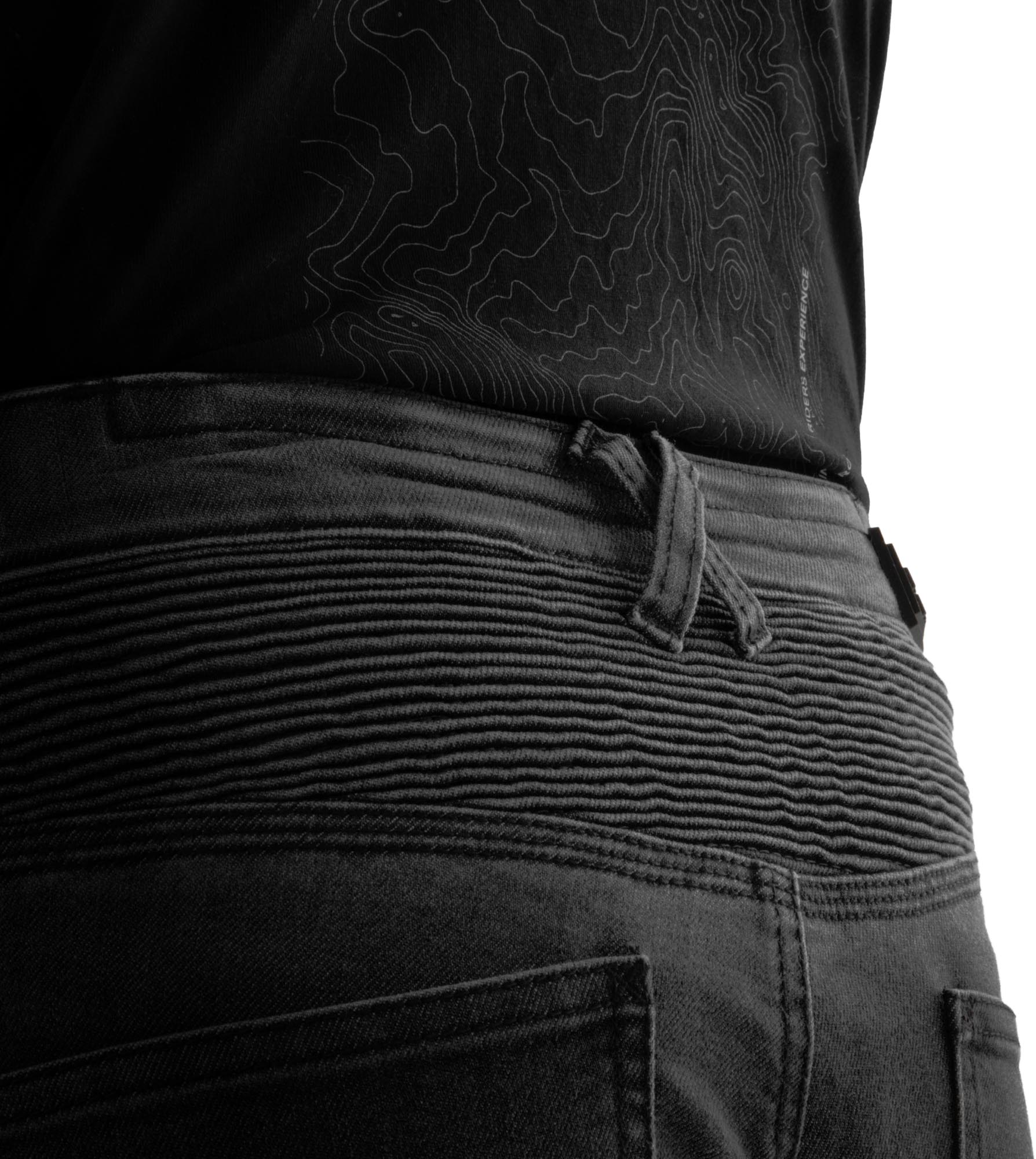 Rebelhorn Revolt Motorcykeljeans Sort 42/34 Figur 8