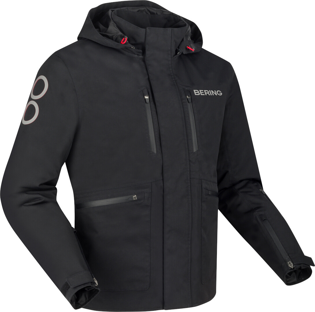 Bering Barstow waterproof Motorcycle Textile Jacket black L Figure 1