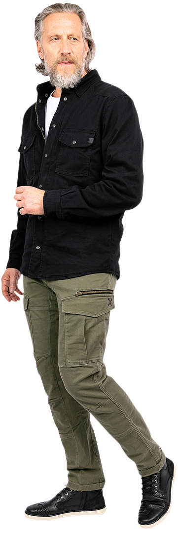John Doe Stroker Cargo XTM Motorrad Textilhose oliv 30 L32 Abbildung 18