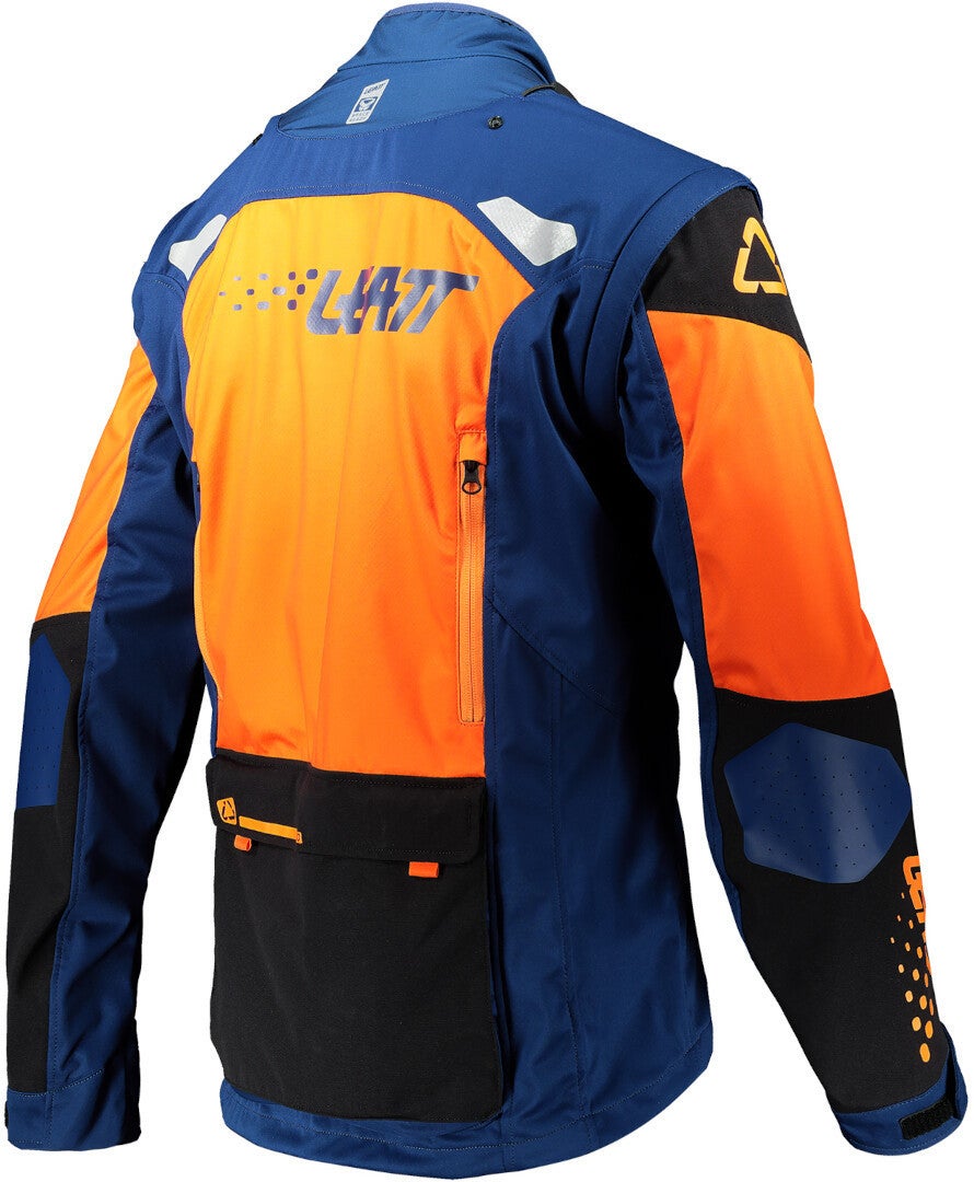 Leatt Moto 4.5 Lite Motocross Jacket blue/orange M Figure 4