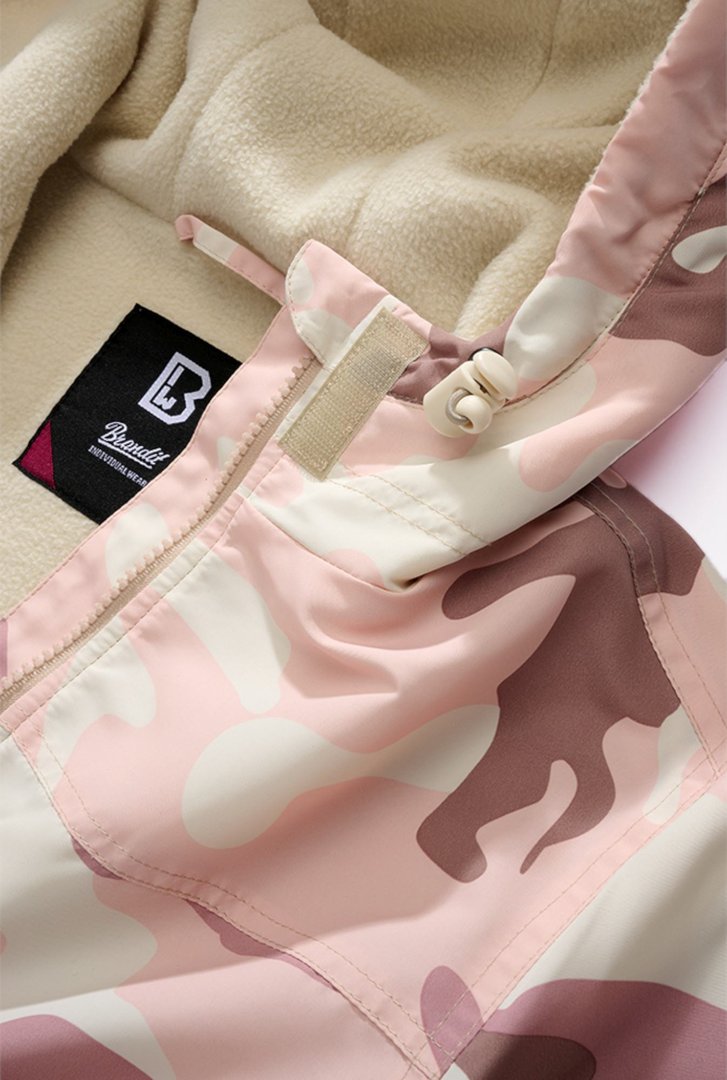 Brandit Windbreaker Frontzip Damen Jacke rosa S Abbildung 4