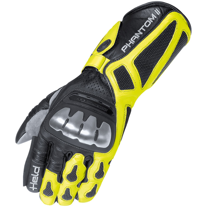 Held Phantom II Motorcykel handsker sort/neon 8 (M) Figur 1