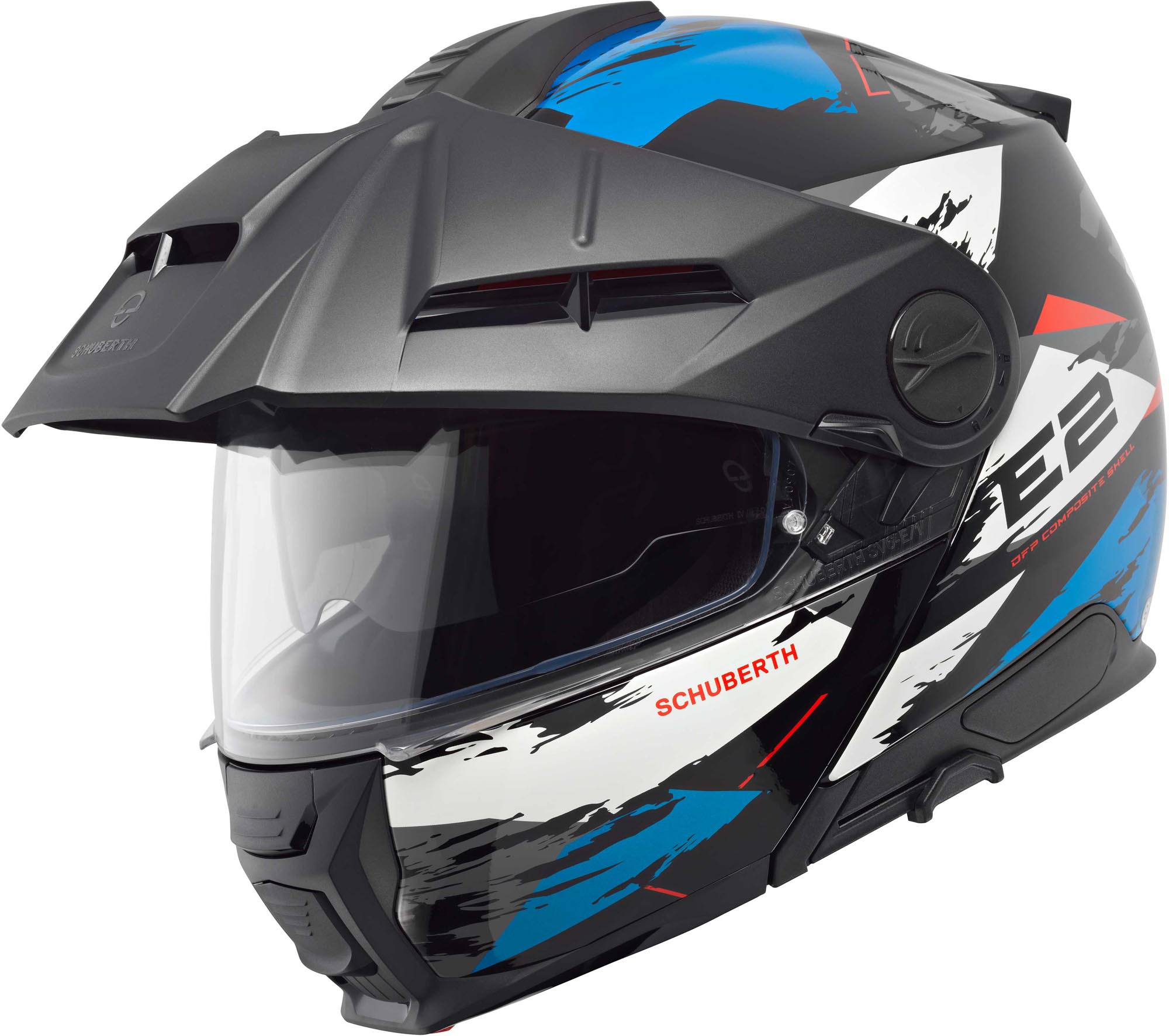 Schuberth E2 Trail Klapphelm blau/schwarz XXL (63) Abbildung 1