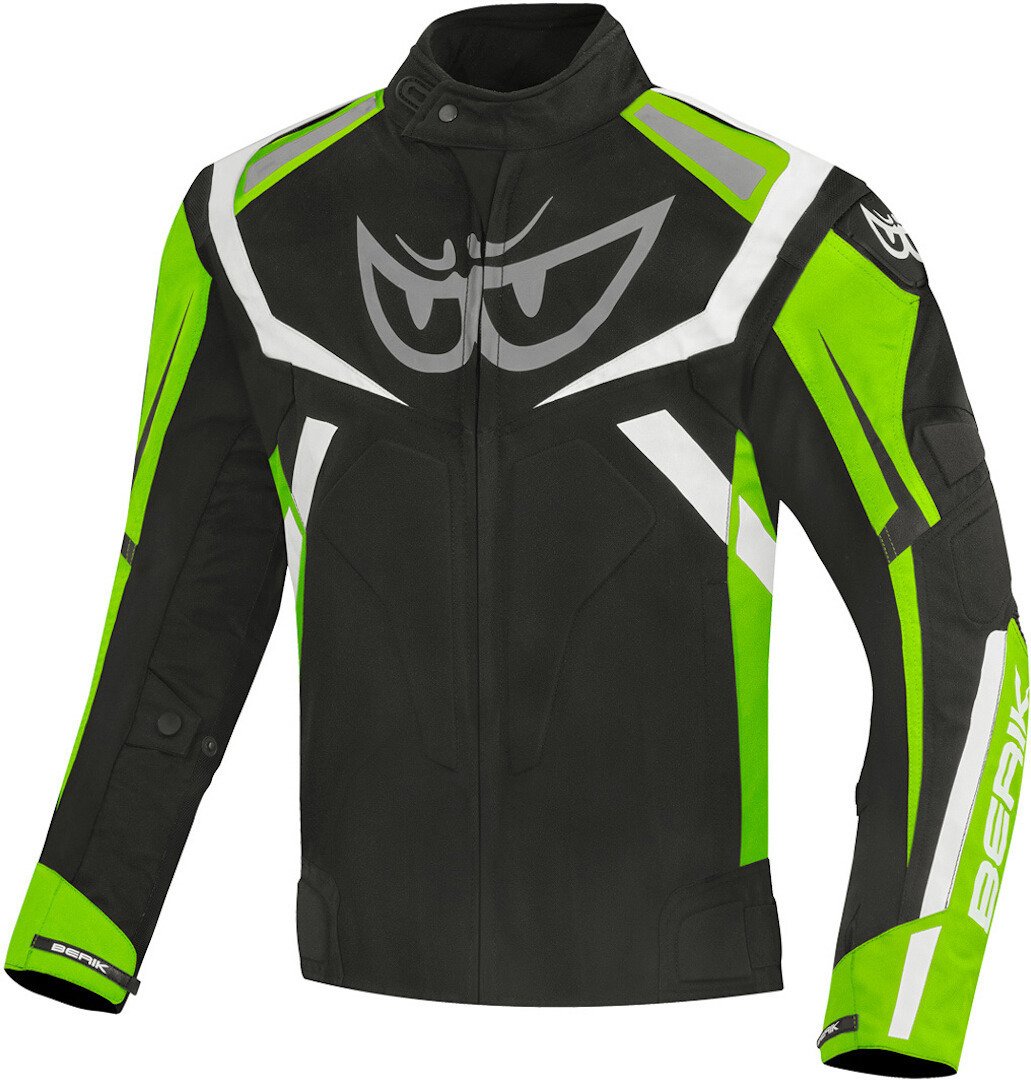 Berik The Eye Waterproof Motorcycle Textile Jacket black/green 58 Figure 1