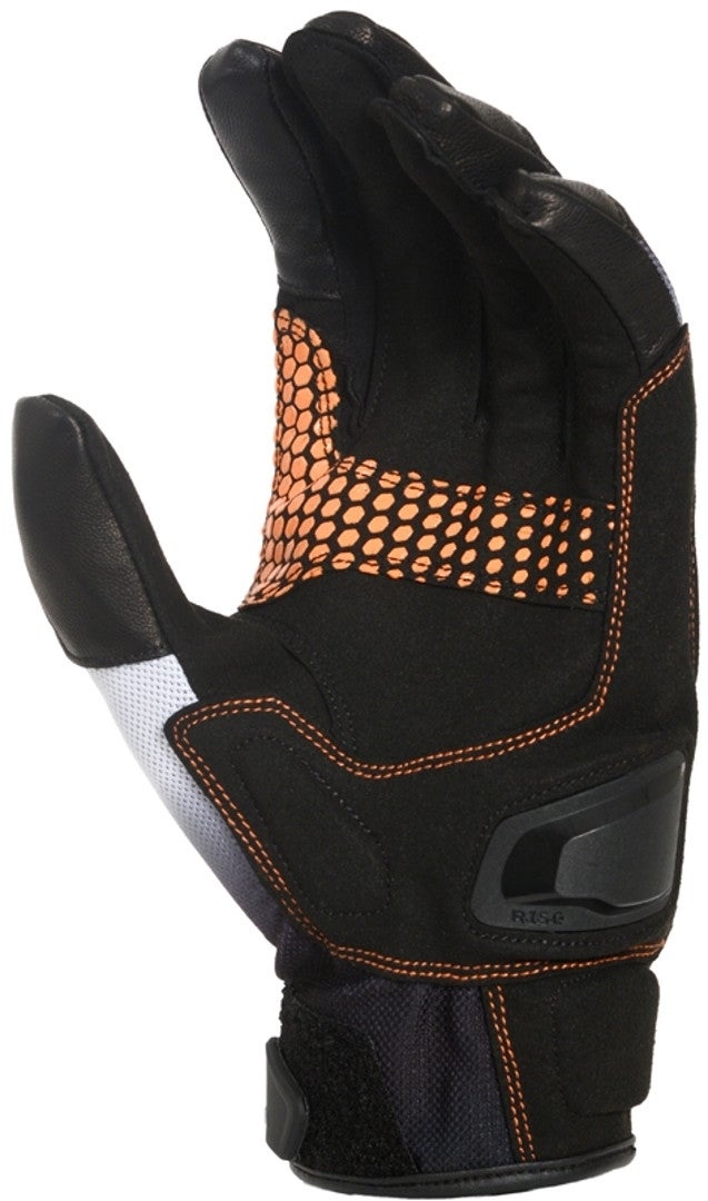 Macna Jugo Motorcycle Gloves black/white/orange XL Figure 2