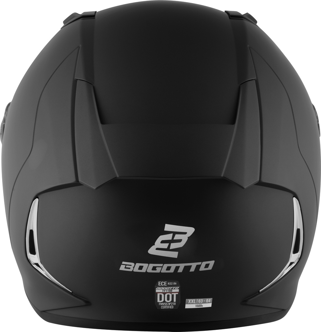 Bogotto FF110B Helm schwarz matt L Abbildung 5
