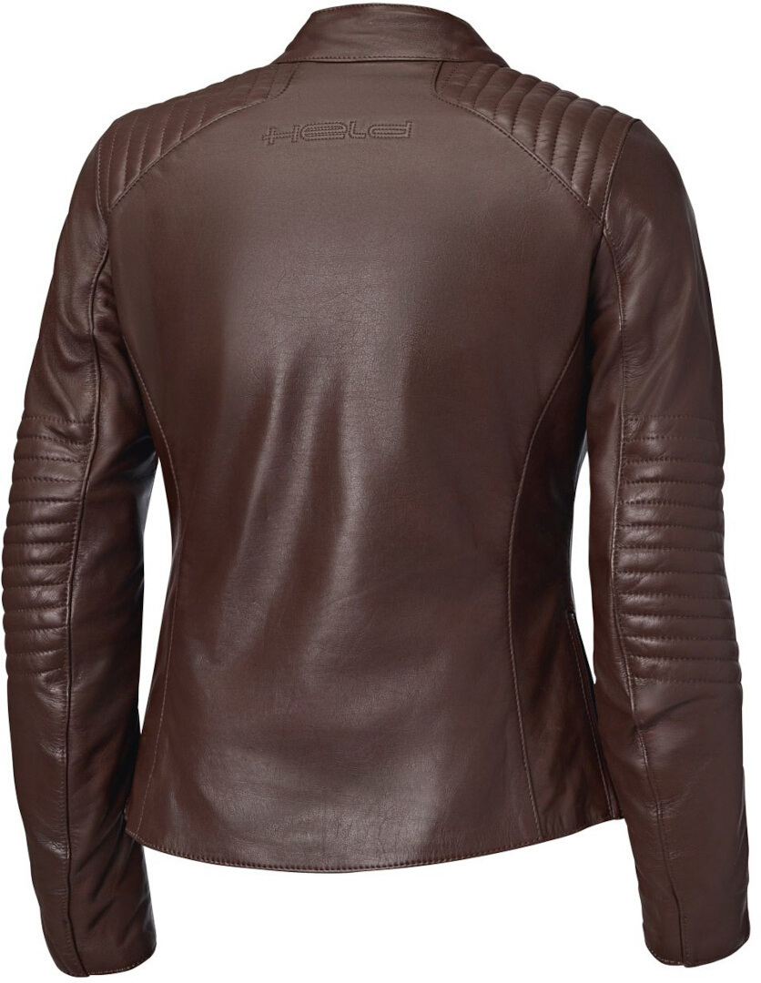 Held Robin Damen Motorrad Lederjacke dunkelbraun 44 Abbildung 2