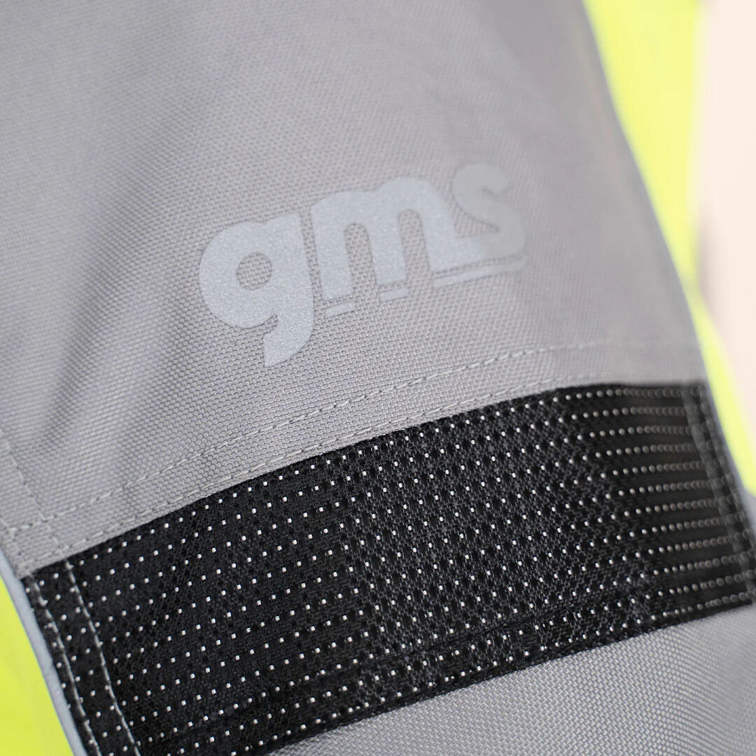 GMS Lagos waterproof Motorcycle Textile Jacket grey/yellow L Figure 3