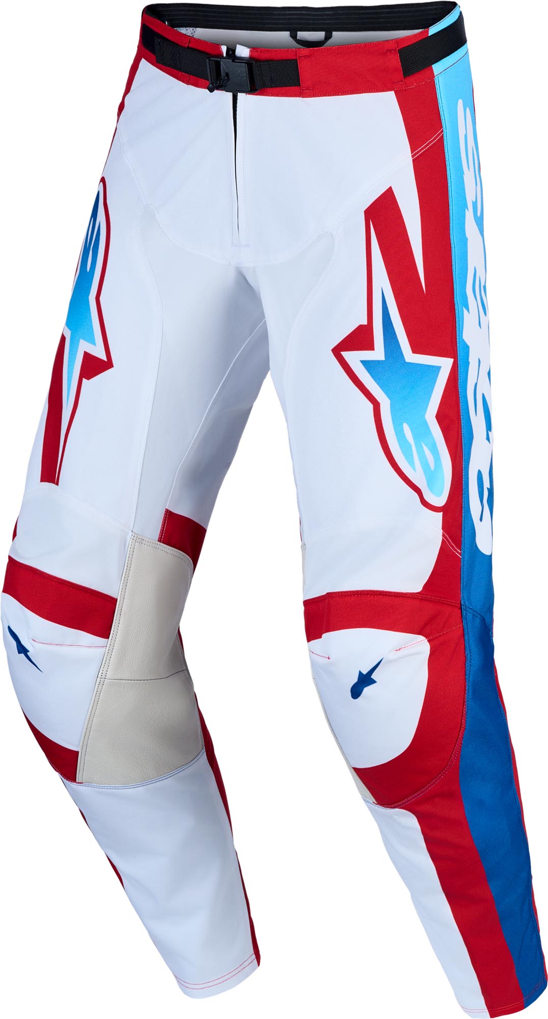 Alpinestars Racer Hunt Motocross Pants white/red/blue 32 Figure 1