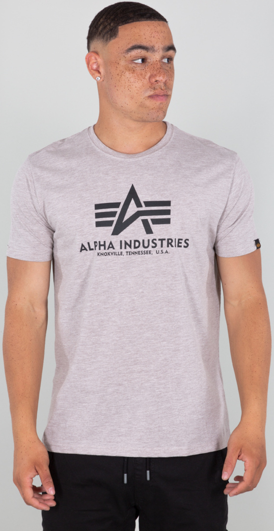 Alpha Industries Basic T-Shirt Lichtbruin (kameel) M Figuur 1