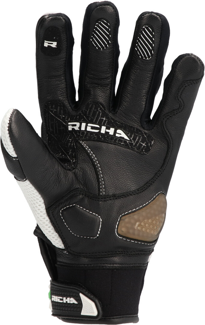 Richa Turbo Motorcykel handsker sort/hvid/grøn S Figur 3