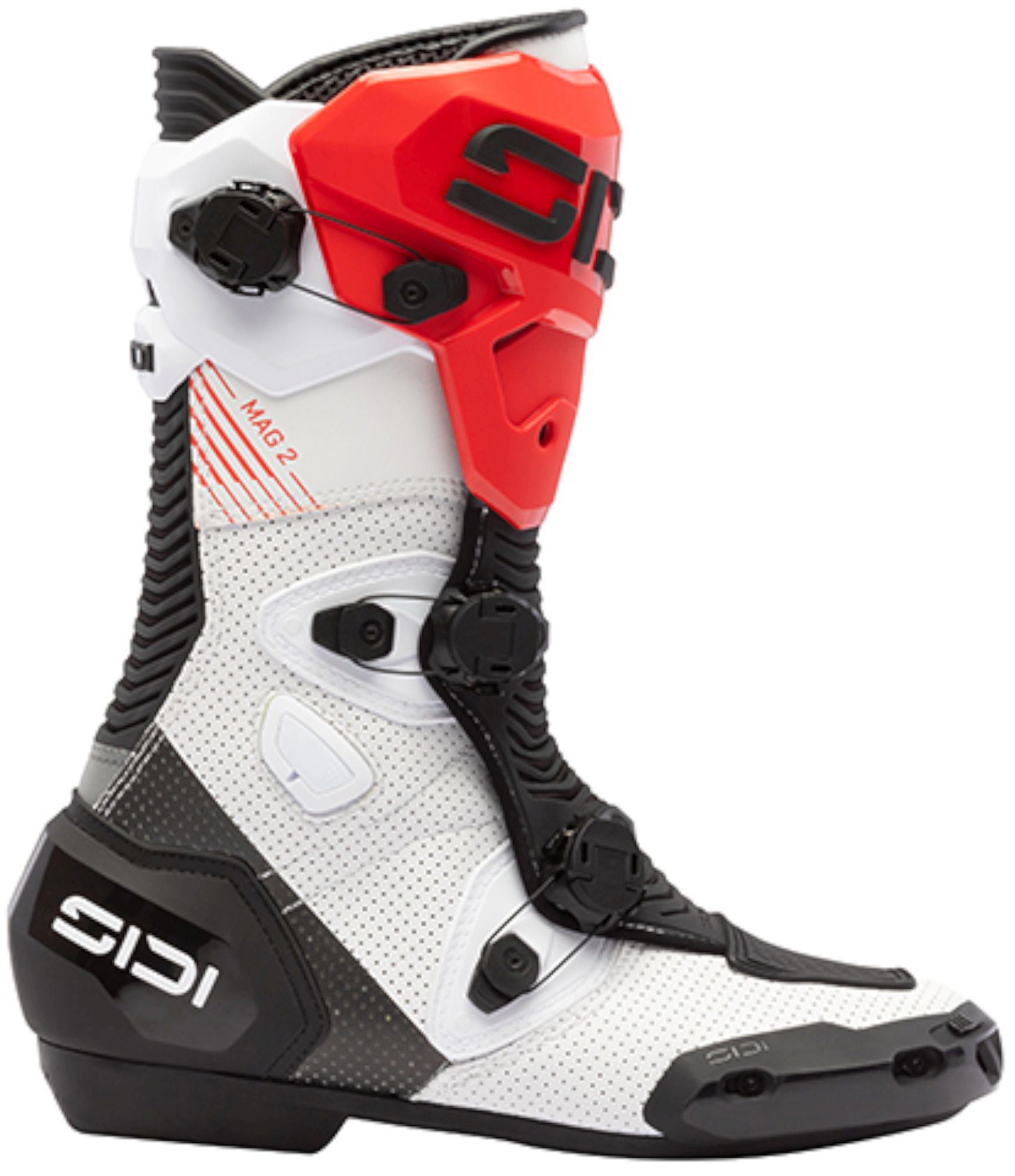 Sidi Mag-2 Air Motorcycle Boots white/black/red 44 Figure 2
