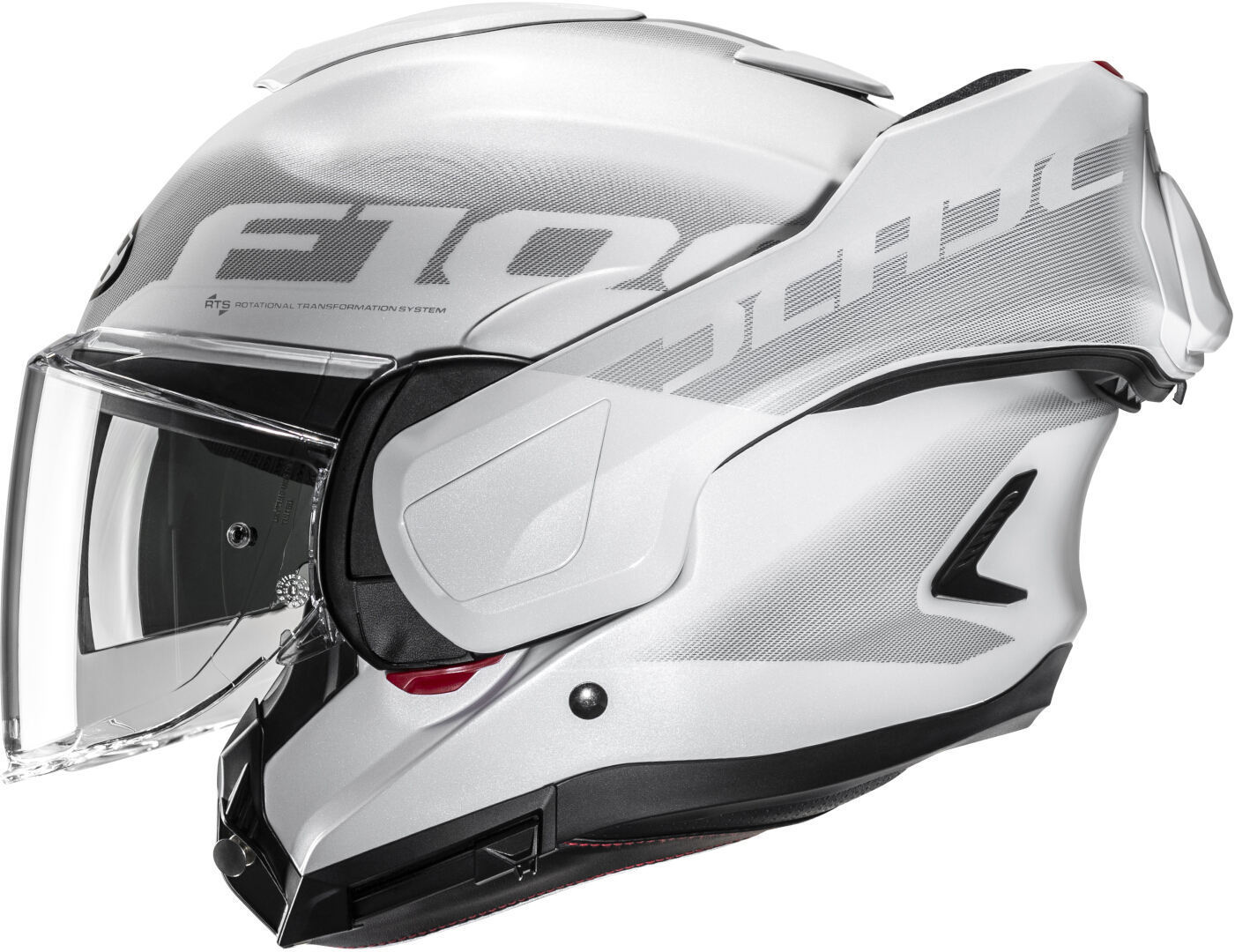 HJC F100 Hetal Helm wit/grijs S (55/56) Figuur 2