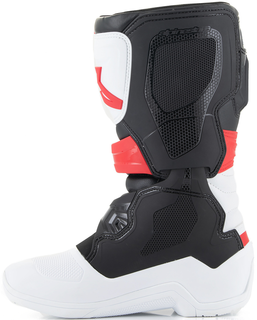 Alpinestars Tech 3S Bottes de motocross pour jeunes Blanc/Noir/Rouge 7 (40,5) Figure 3