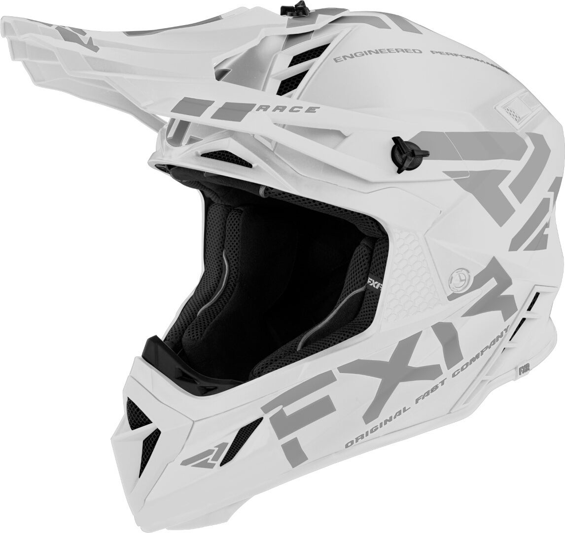 FXR Helium Prime Capacete de Motocross Branco L (59/60) Figura 1