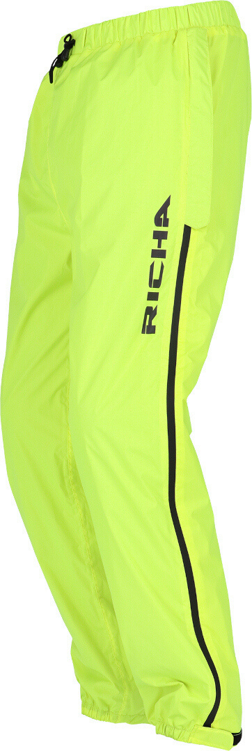 Richa Side-Zip Motorcycle Rain Pants yellow M Figure 2