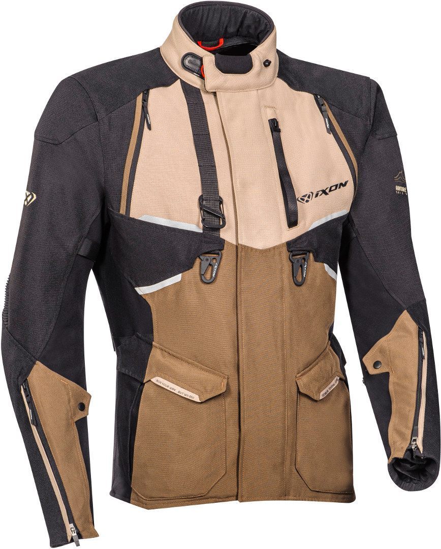 Ixon Eddas Motorcycle Textile Jacket black/brown 3XL Figure 1