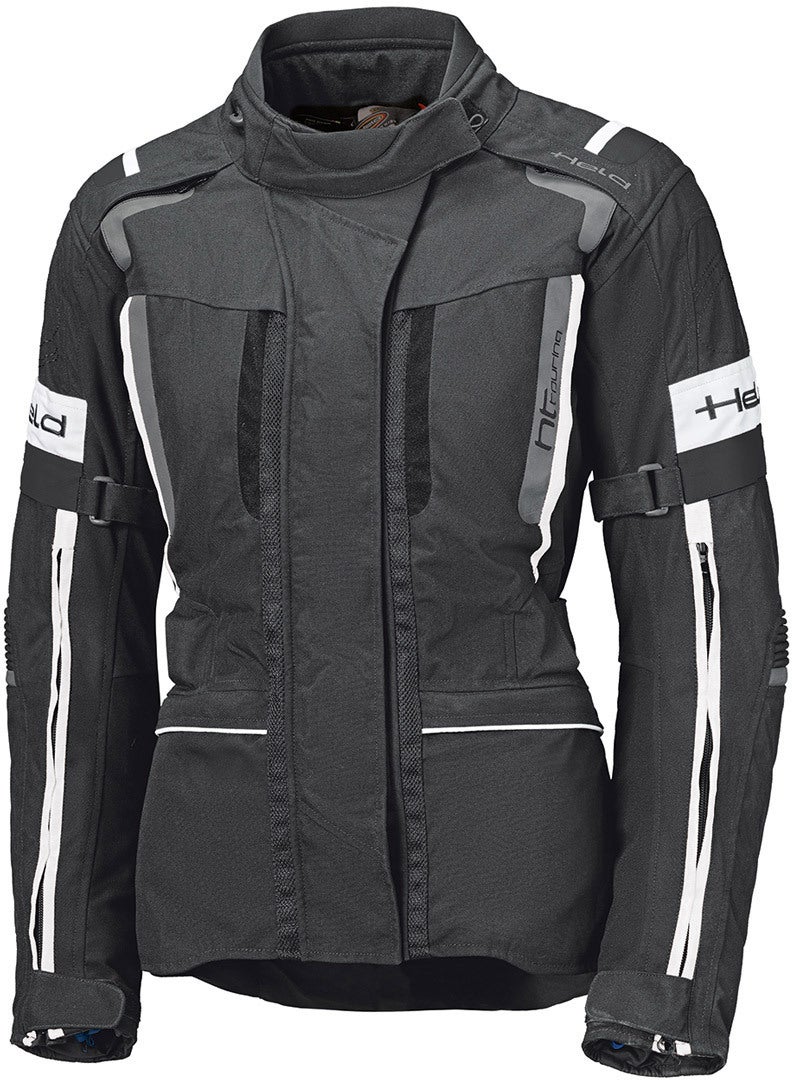 Held 4-Touring II imperméable dames moto textile veste Noir/Blanc Long XL Figure 1