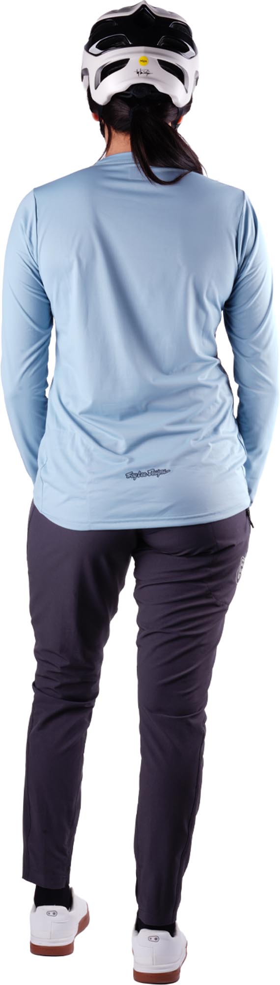 Side view of Troy Lee Designs Lilium Pro Mono Ladies Bicycle Pants