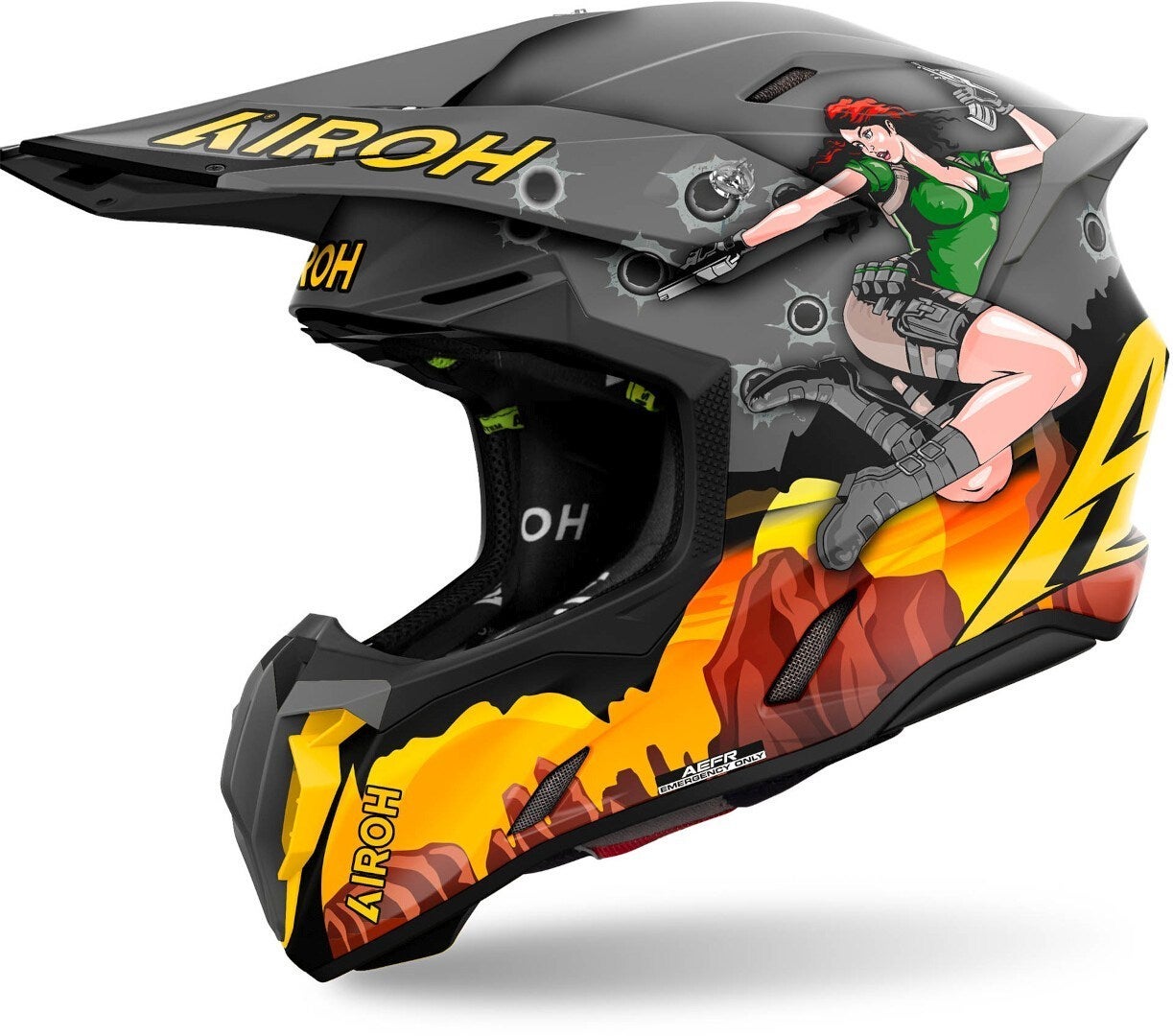 Airoh Twist 3 Adventure Motorcross helm M (57/58) Figuur 1
