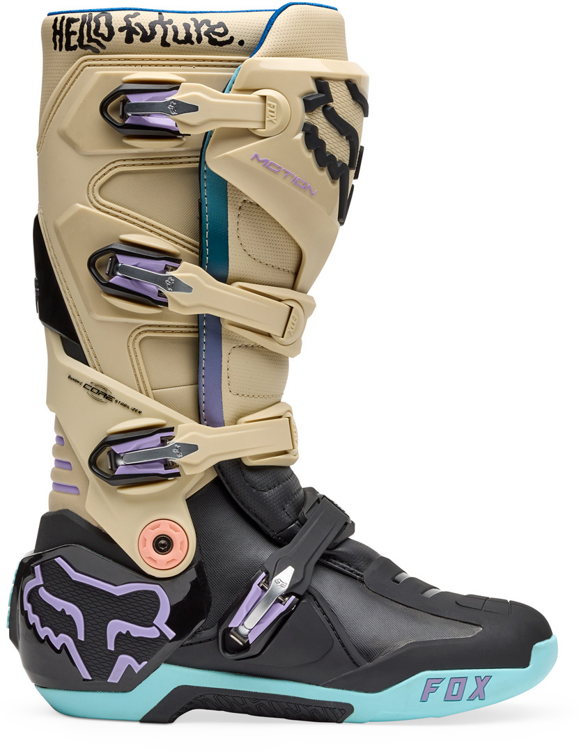 FOX Motion Hello Future Special Edition Bottes de motocross Marron clair 14 Figure 9