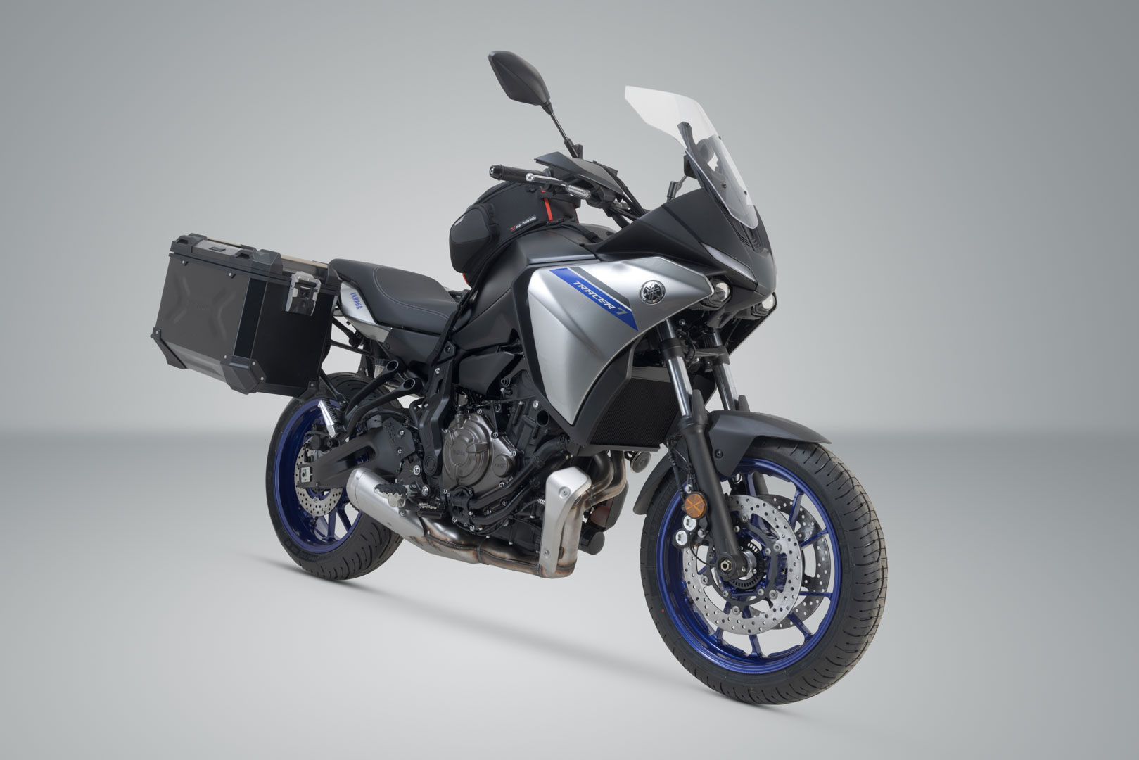 SW-Motech TRAX ADV aluminiumfodral - Svart. 45/45 l. Yamaha MT-07 Spårämne (16-). Figur 2
