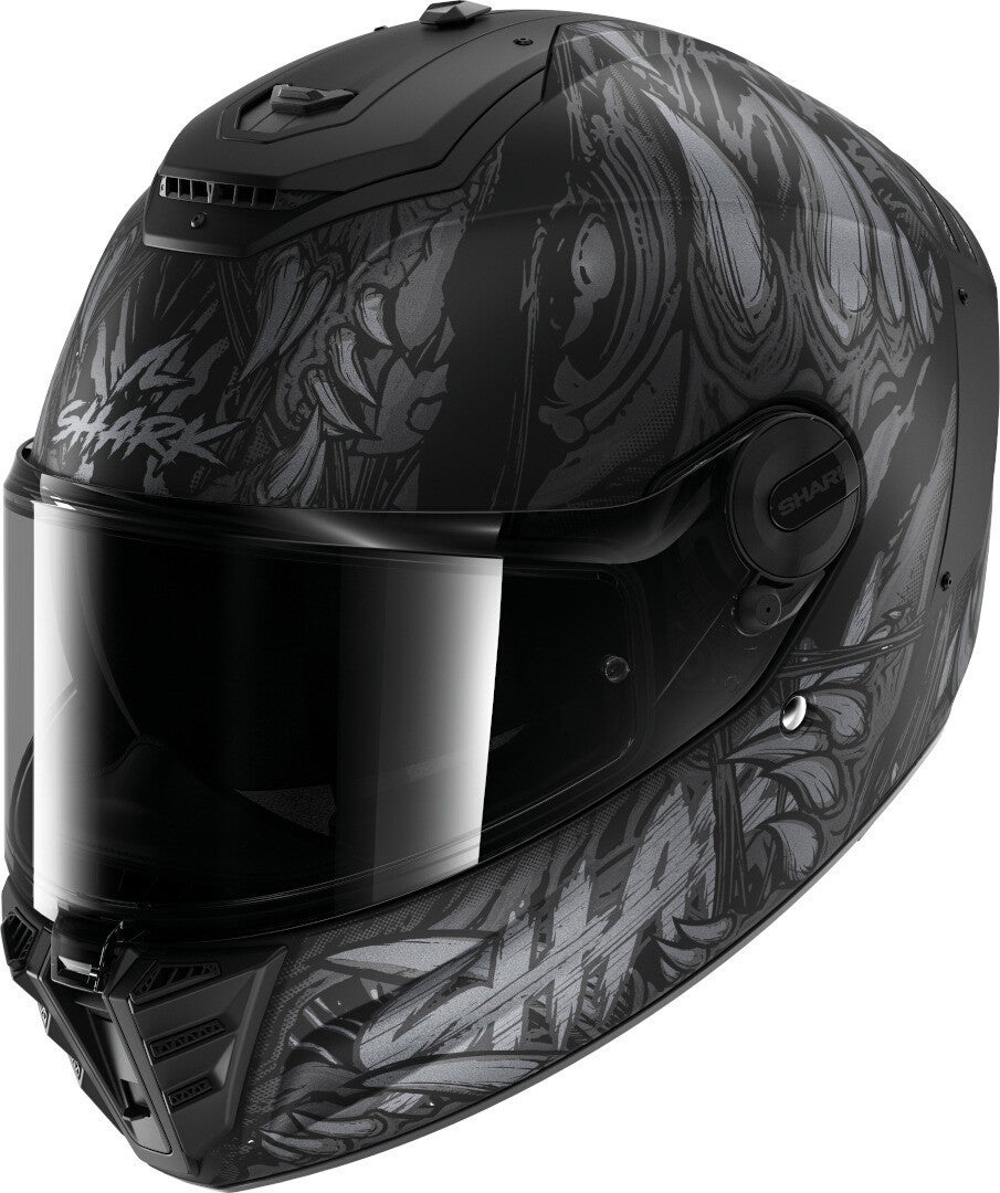 Shark Spartan RS Shaytan Helm schwarz matt/anthrazit L (59/60) Abbildung 1