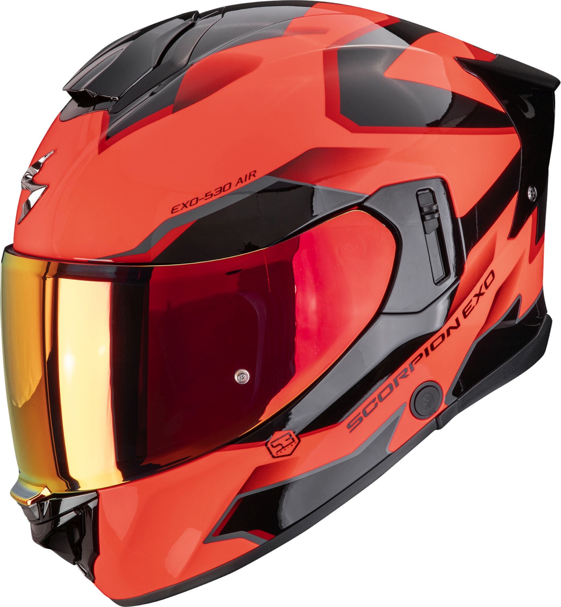 Scorpion Exo-530 Air Clip Helm rot/schwarz L (59/60) Abbildung 1