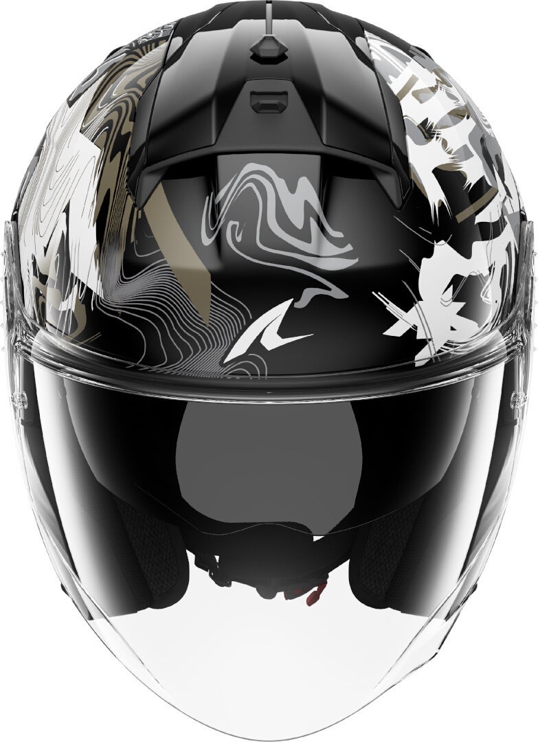 Shark Skwal Jet Pranz Casco Jet Nero/bianco/oro XXL (63/64) Figura 2