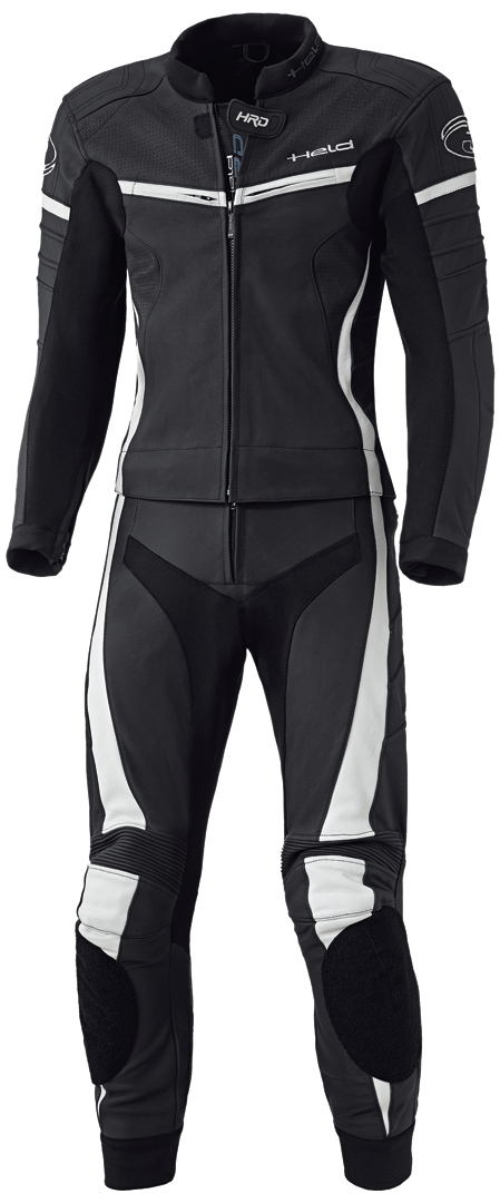Held Spire Two Piece Motorcycle Leather Suit black/white 110 Figure 1