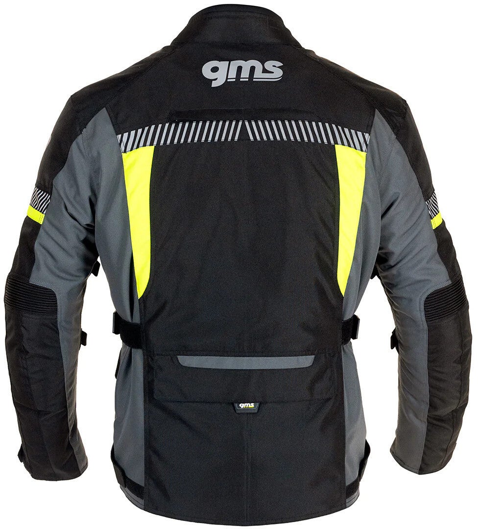 GMS Everest 3in1 Kurtka tekstylna motocyklowa czarno/żółty XXL Rysunek 2