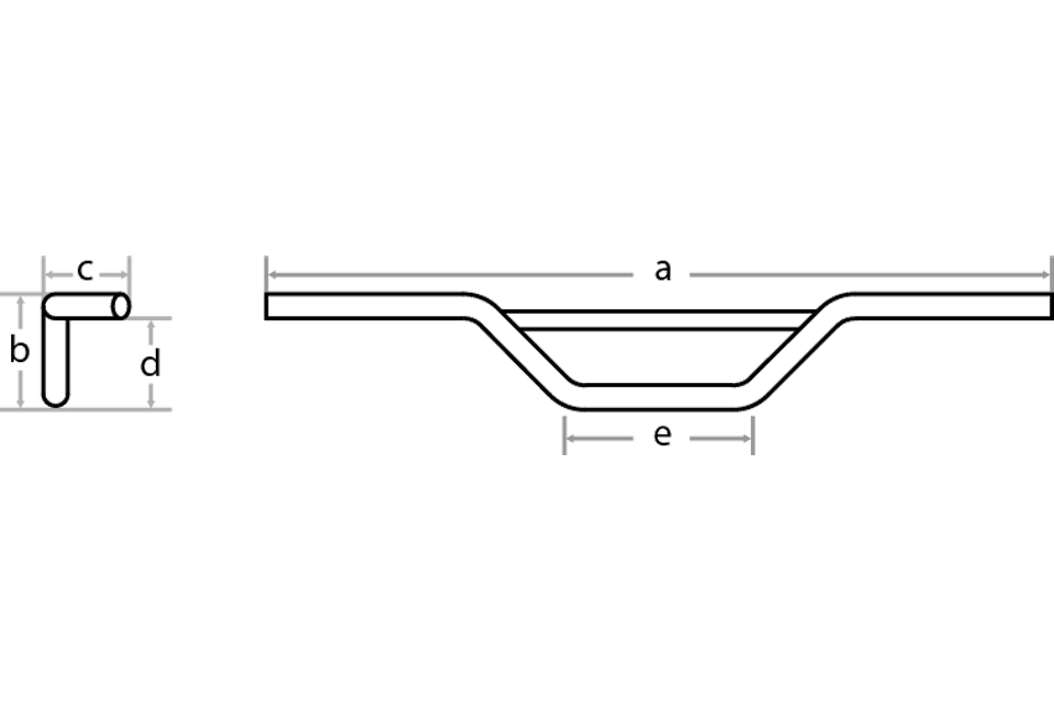 FEHLING Moto Cross Lenker 7/8 negru Figura 2