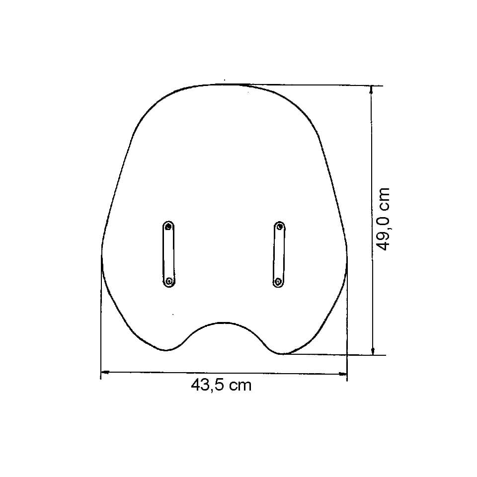 MRA Customshield, ohne Haltersatz Klart Figur 2