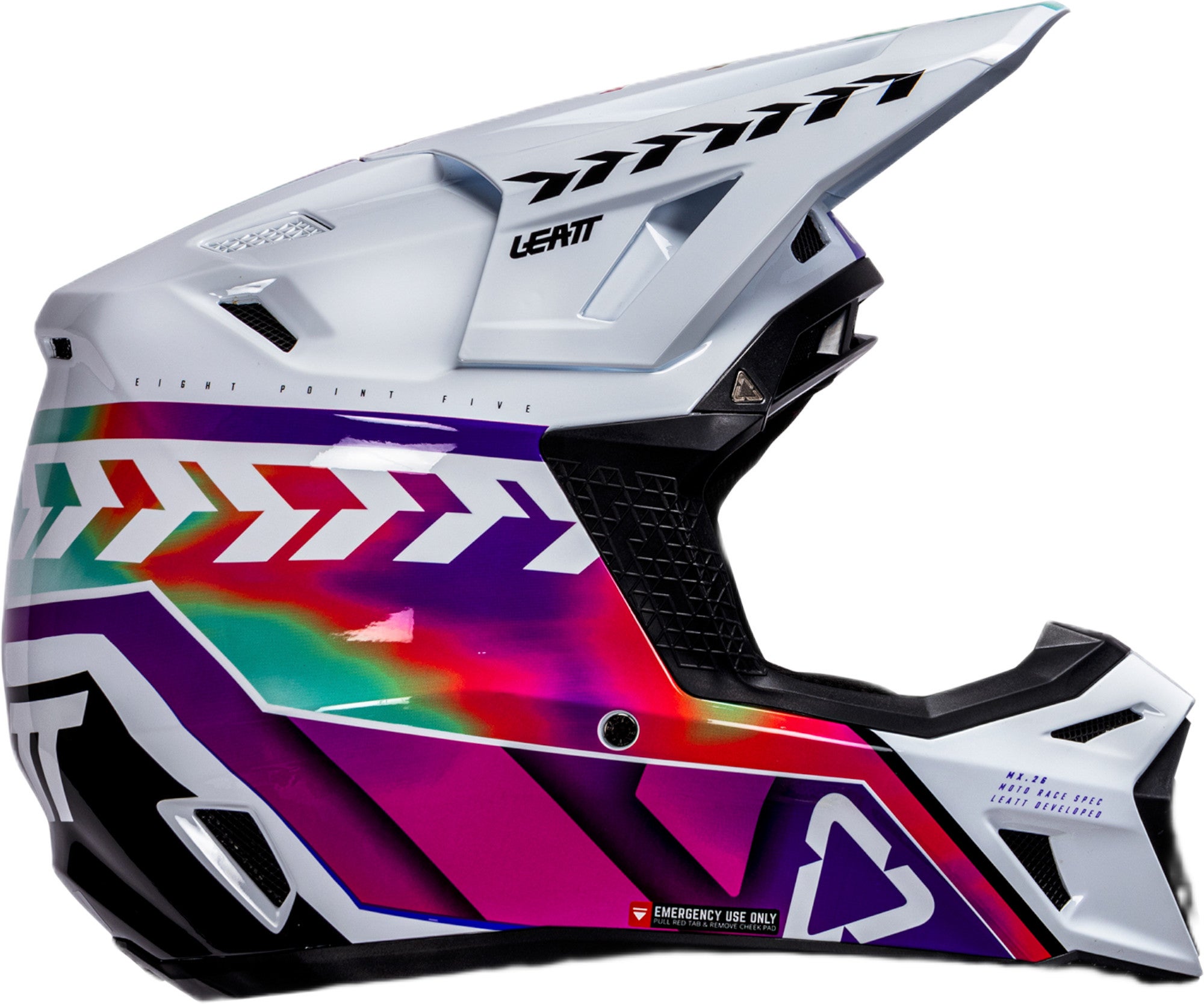 Leatt 8.5 V26 Motokrosová přilba s brýlemi Multi/Pink S (55/56) Obrázek 3