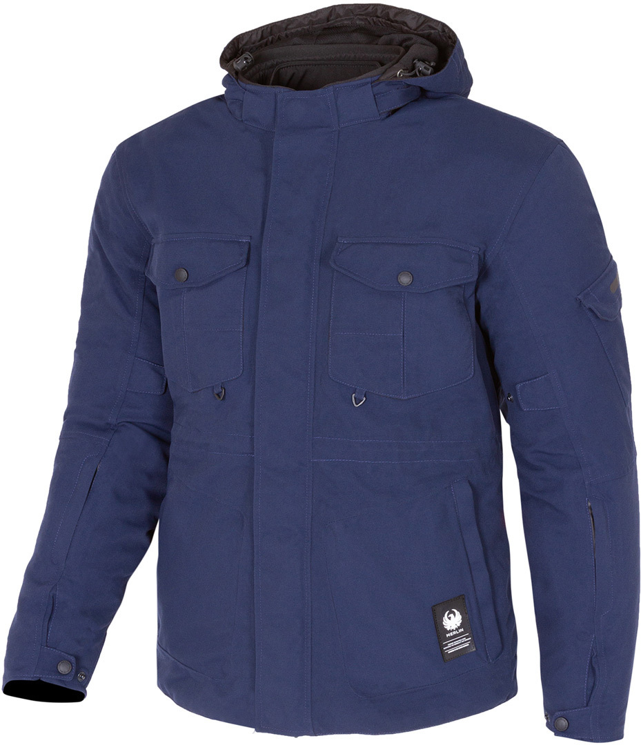 Merlin Jagger Urban Utility D3O Motorcycle Textile Jacket dark blue L Figure 1