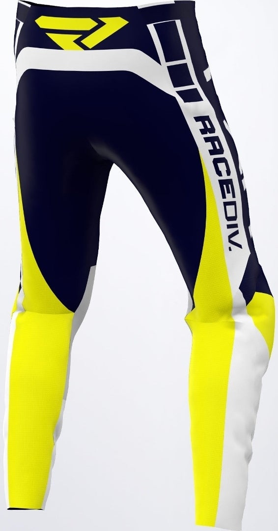 FXR Clutch Pro Pantaloni Motocross blu/giallo 42 Figura 2