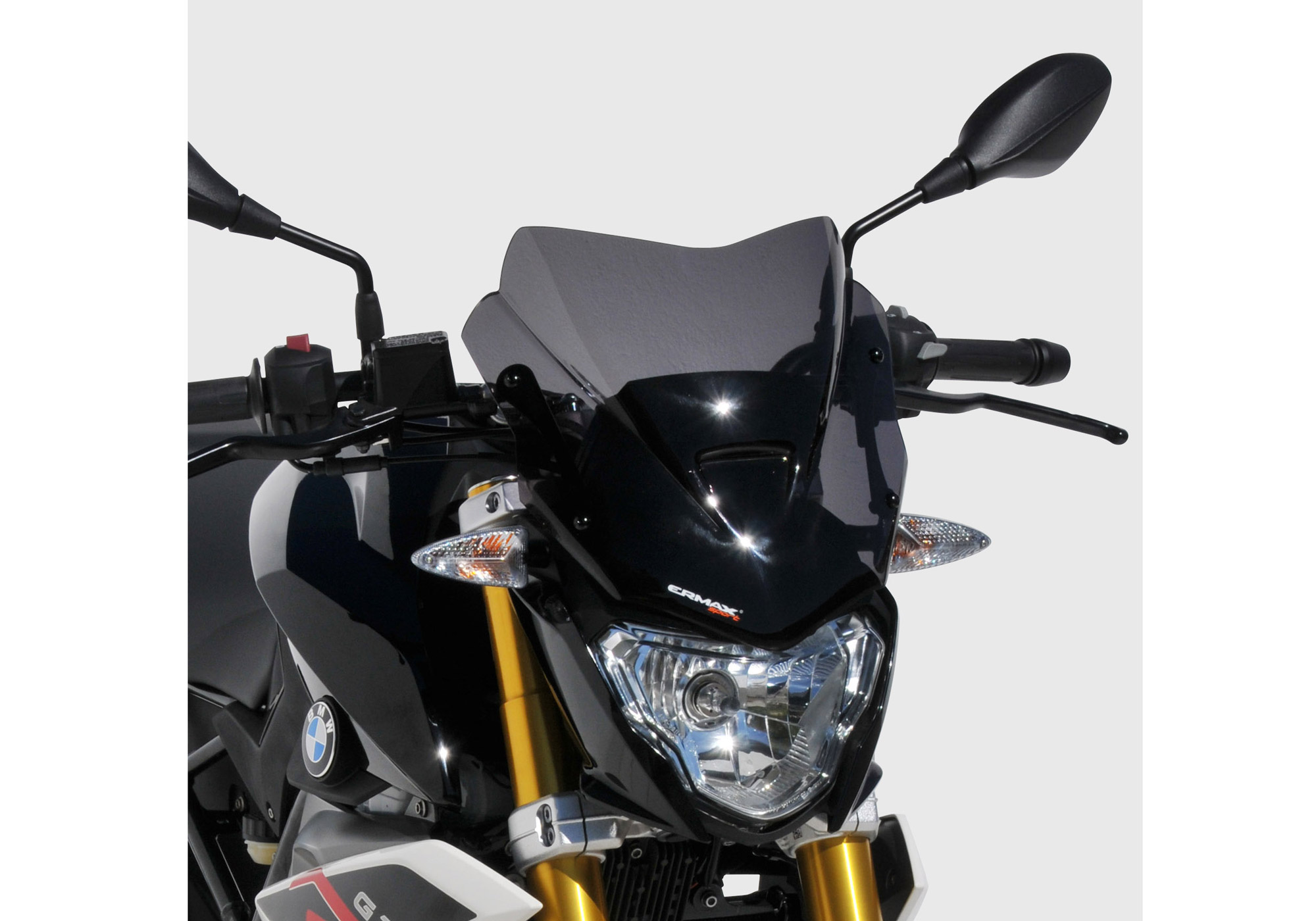 Plasă ERMAX pentru bicicletă goală Sticlă acrilică (PMMA) Figura 1