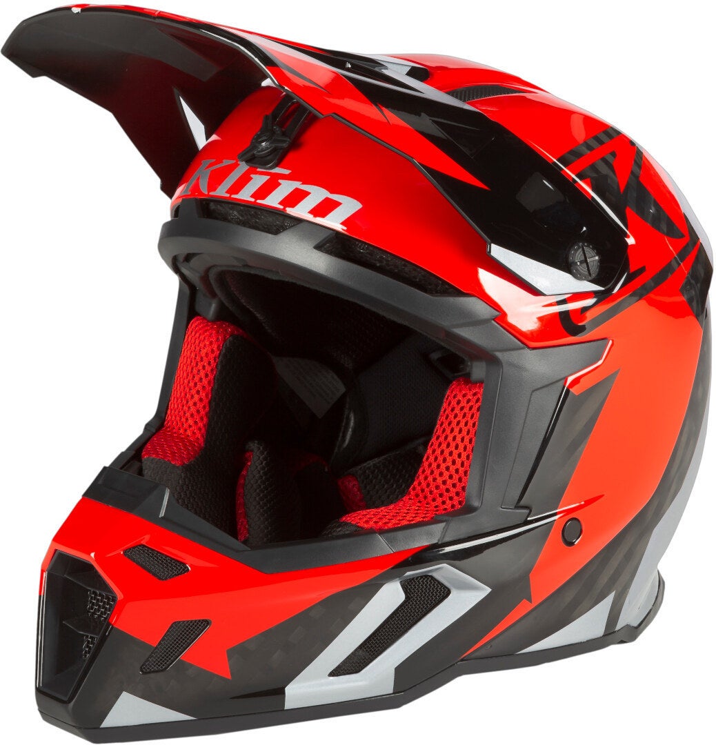 Klim F5 AMP Casco Motocross nero/rosso XXL (62/63) Figura 1