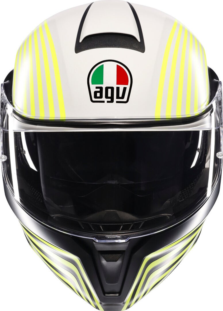 AGV Streetmodular Iseo Helm Wit/geel S (55/56) Figuur 8