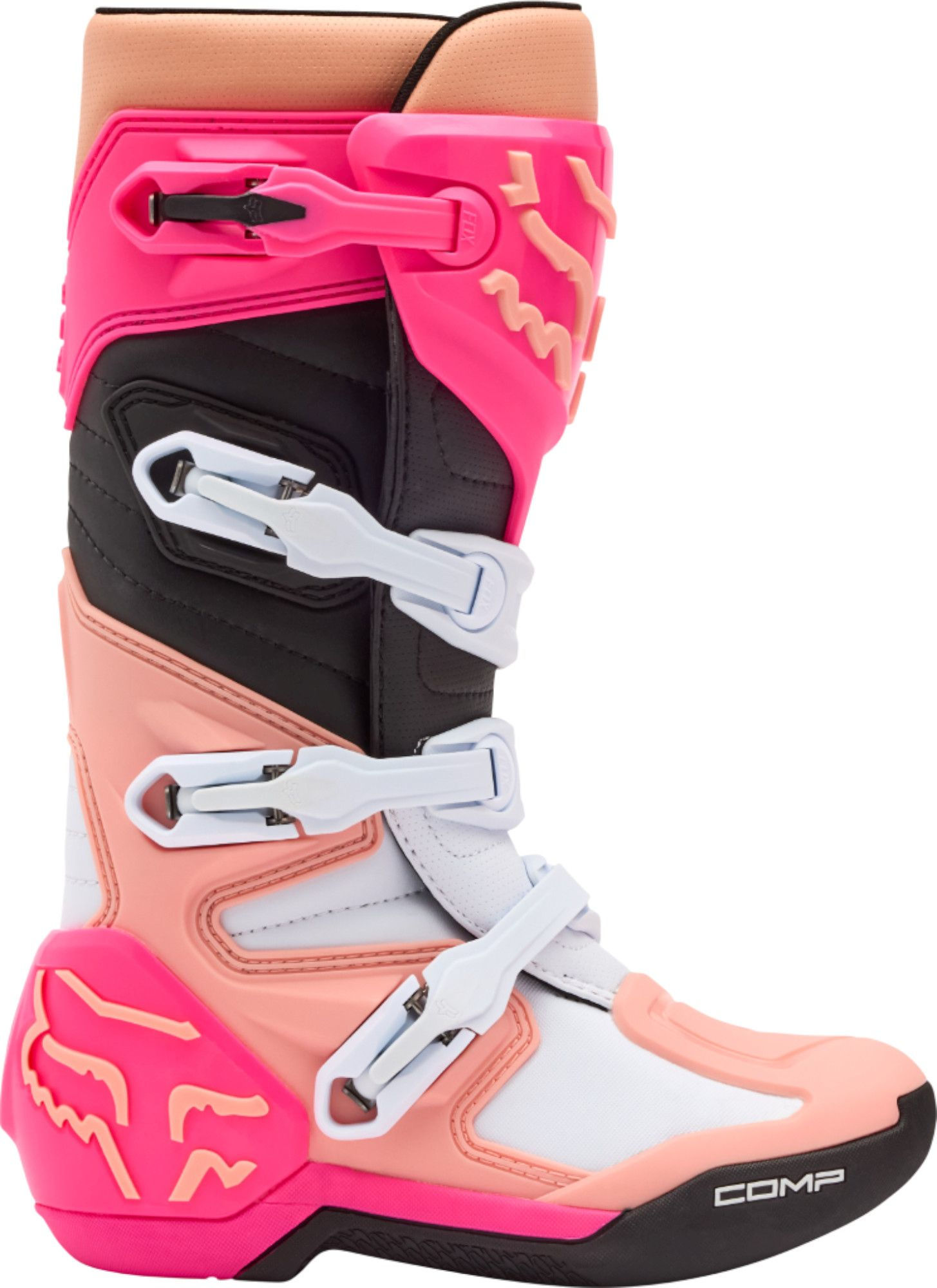 FOX W Comp Ladies Motocross Boots white/hotpink 7 Figure 2