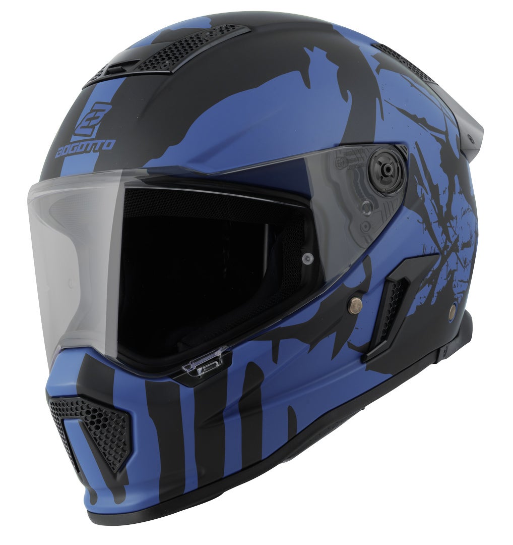 Bogotto Rapto Demon Helmet blue matt XL Figure 18