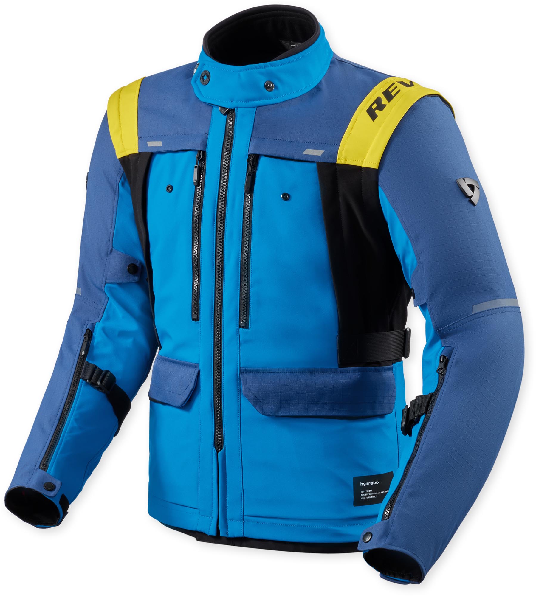 Revit Offtrack 3 H2O waterproof Motorcycle Textile Jacket blue/blue S Figure 1