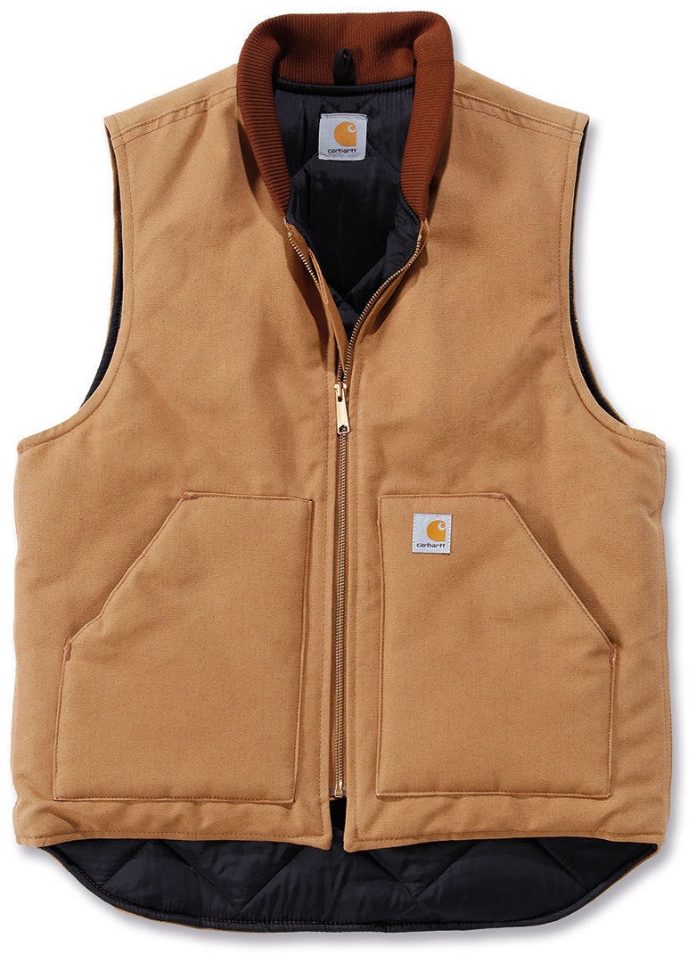 Carhartt Duck Arctic Quilt Lined Weste hellbraun XXL Abbildung 1