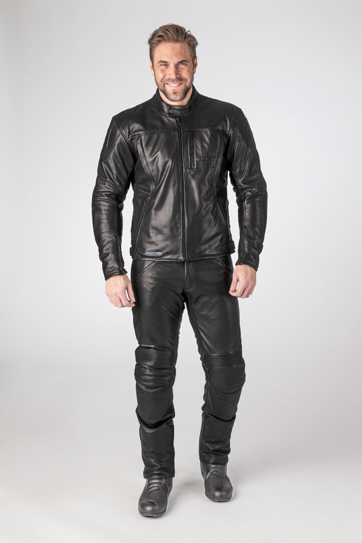 Halvarssons Racken wasserdichte Motorrad Lederjacke 60 Abbildung 3