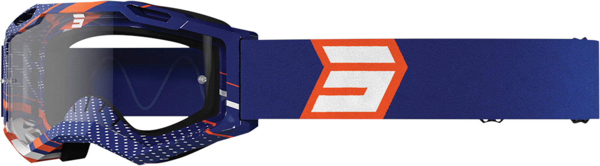 Shot Assault 2.0 Drop Ochelari de motocross Albastru/Portocaliu Figura 1
