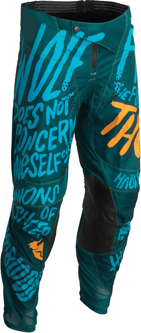 Thor Pulse Counting Sheep Jugend Motocross Hose blau/orange 22 Abbildung 1