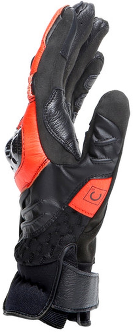 Dainese Carbon 4 Short Motorcykelhandsker sort/rød L Figur 4