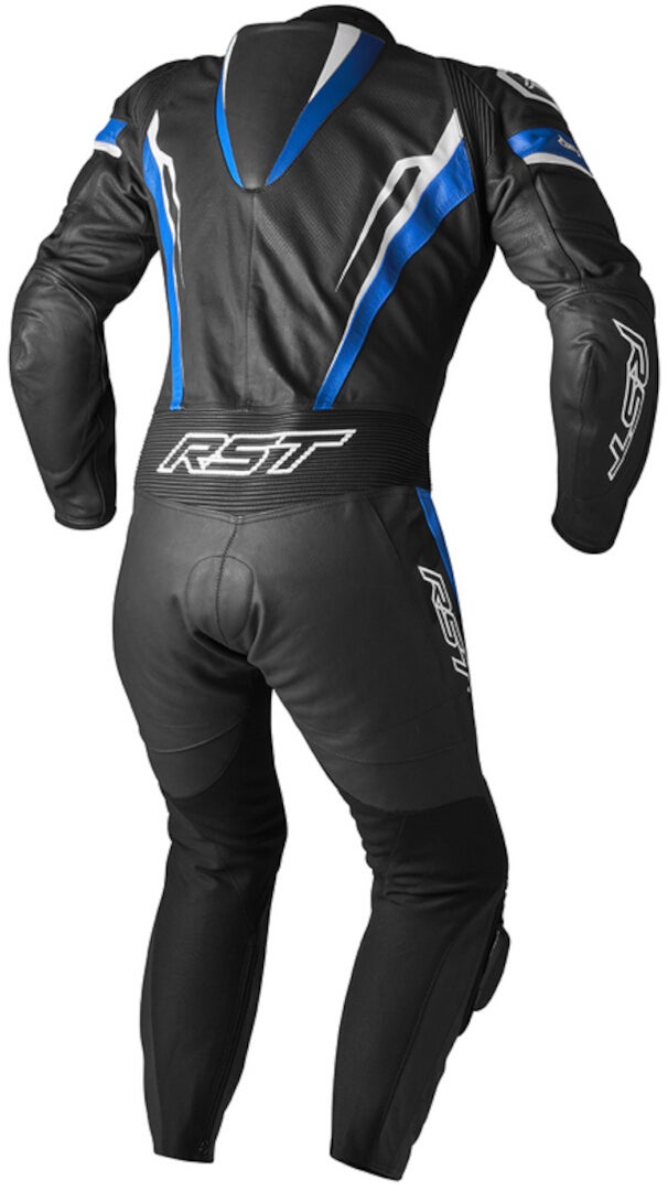 RST Tractech EVO 5 ワンピースオートバイレザースーツ 黒/青 3XL 図2