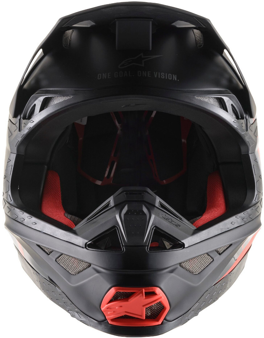 Alpinestars Supertech S-M8 Echo Capacete de Motocross preto/cinza/vermelho S (55/56) Figura 6