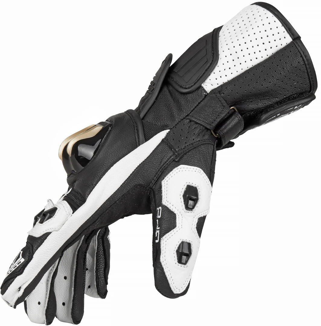 Arlen Ness Yakun Mănuși de motocicletă alb/negru XS Figura 2